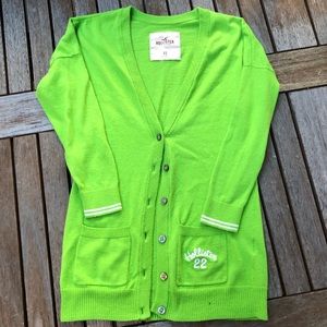 Spring green cardigan